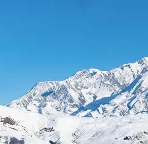 Panorama majestueux du Mont Blanc en Savoie par Pauline Espinosa.