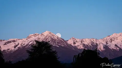 Belledonnes et lune
